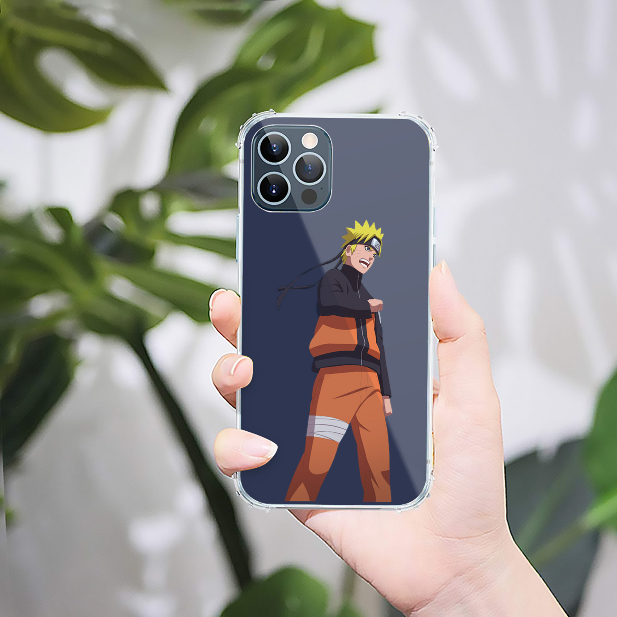 （画像用） NARUTO -ナルト- うずまき ナルト Uzumaki Naruto 【iPhone 12シリーズ対応】透明スマホケース（クリアソフトケース）